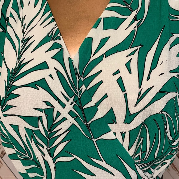 Talbots “ tropical print palms dress size 6P - Picture 5 of 10